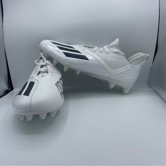 adidas Shoes Adidas Adizero Scorch 2 Sm Football Cleats White Black Mens Size 3 Gz400 New